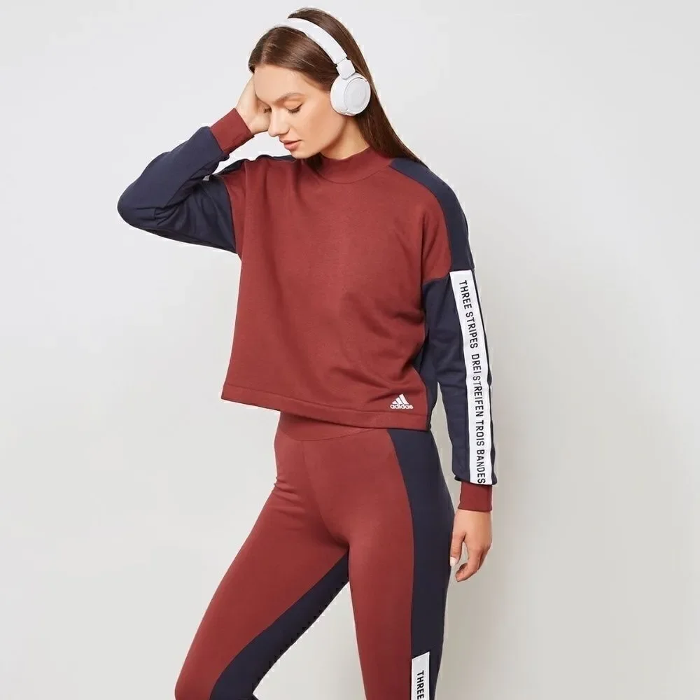 NWT Adidas Crop Top Sweatshirt